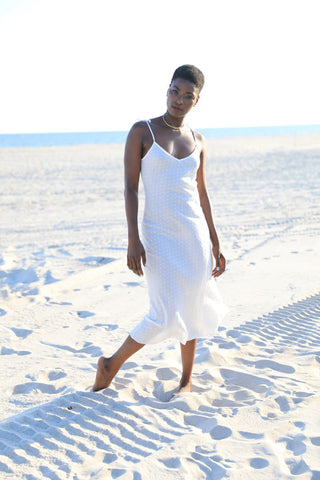 Milk Slip Dress, 100% Milk Fabric - dress - MODE Revolution -Sustainable Fashion